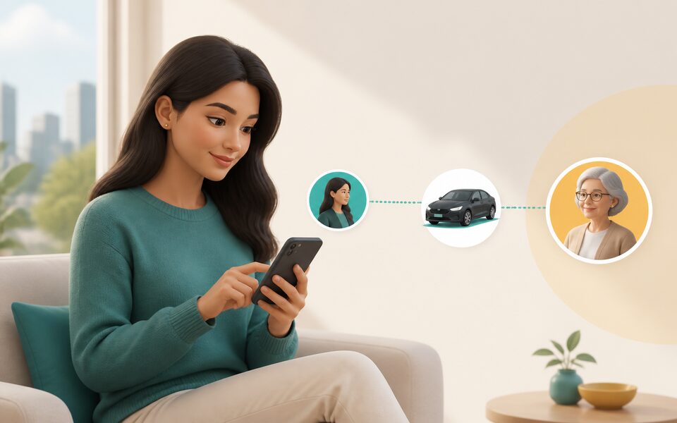 Book an Anayer ride for someone else