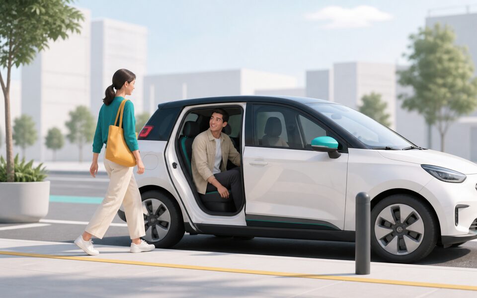 Anayer ride sharing and carpooling